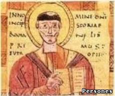 Paulus Diaconus, fra en tidligmiddelaldersk manuskript 